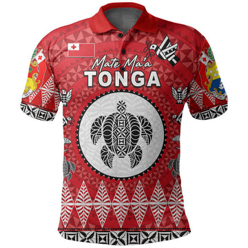 Custom Mate Maa Tonga Ngatu Fonu Rugby Polo Shirt LT6