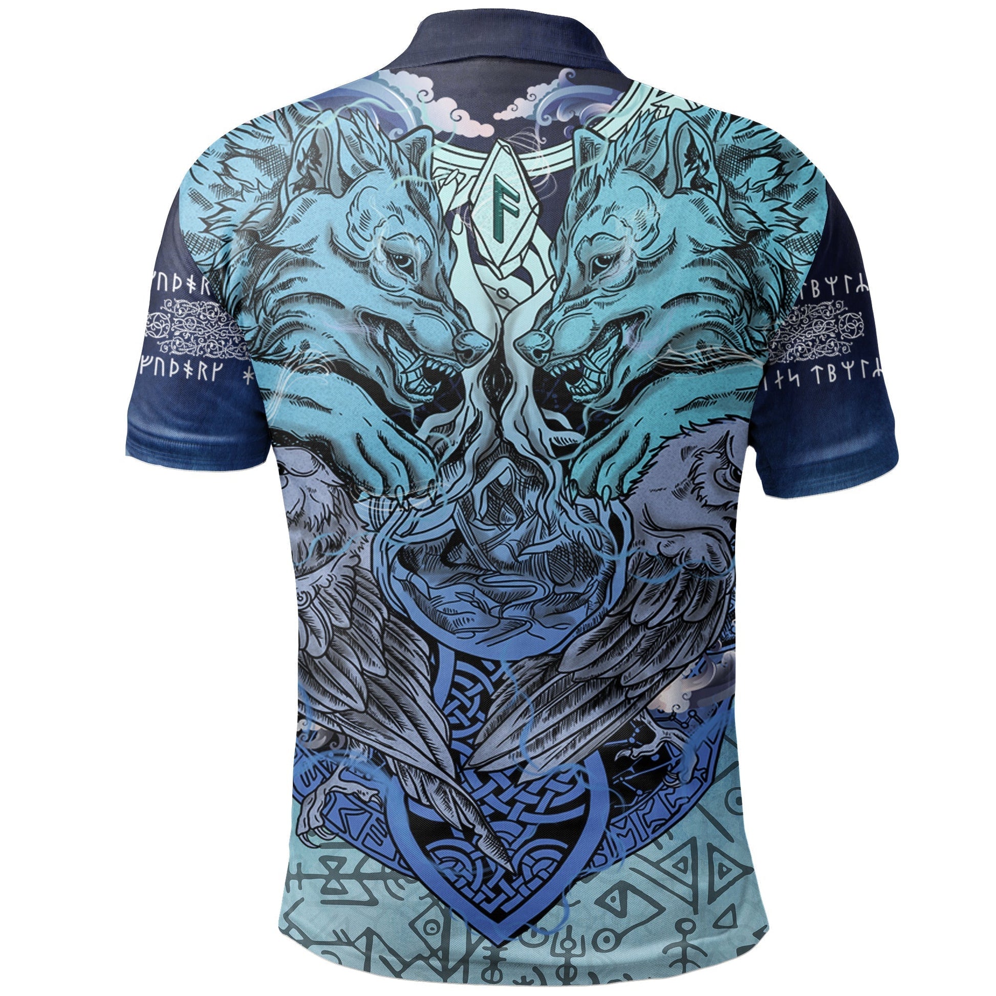 Viking Polo Shirt Ansuz Rune RLT12