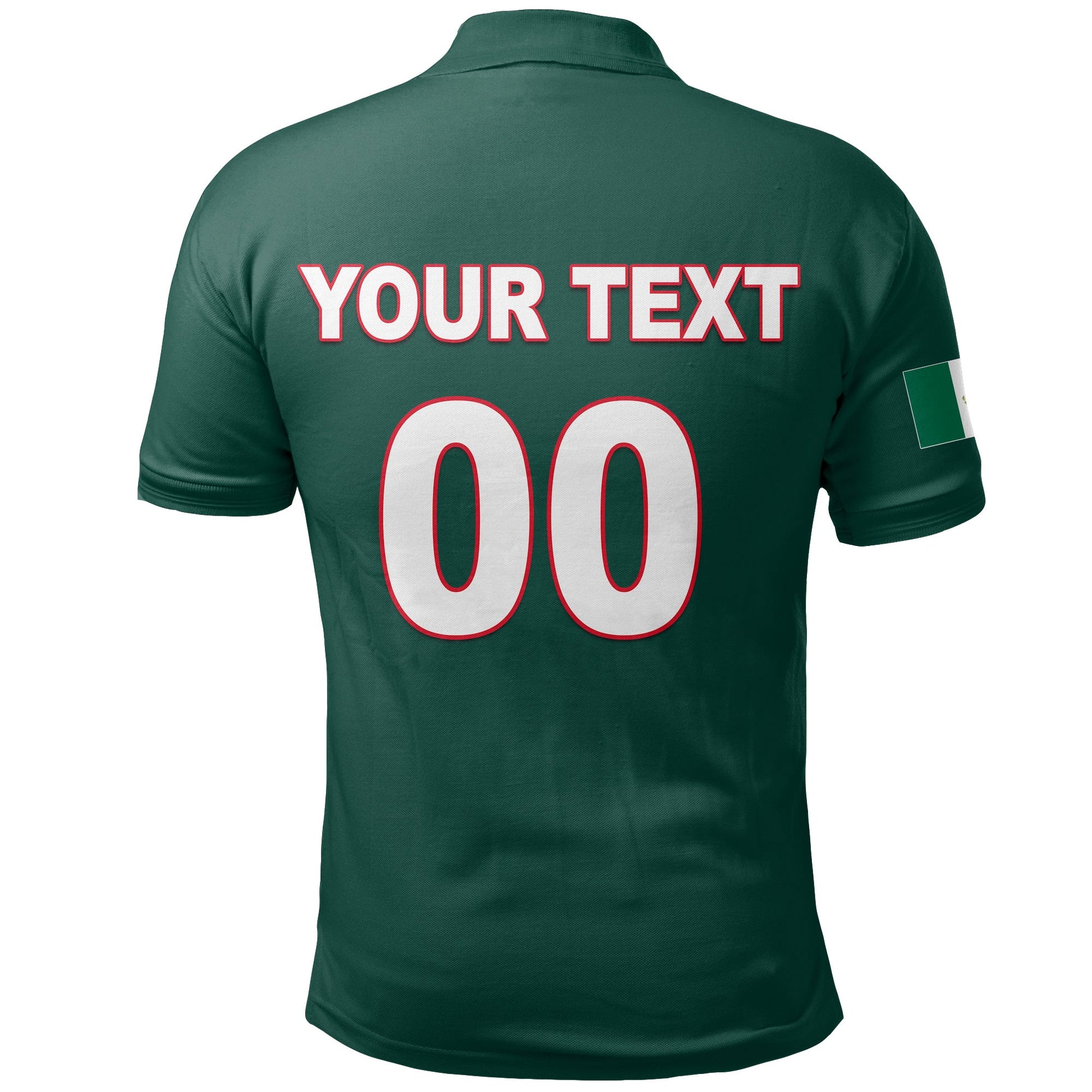 (Custom And Number) Baseball 2023 Mexico Polo Shirt Green Style LT6