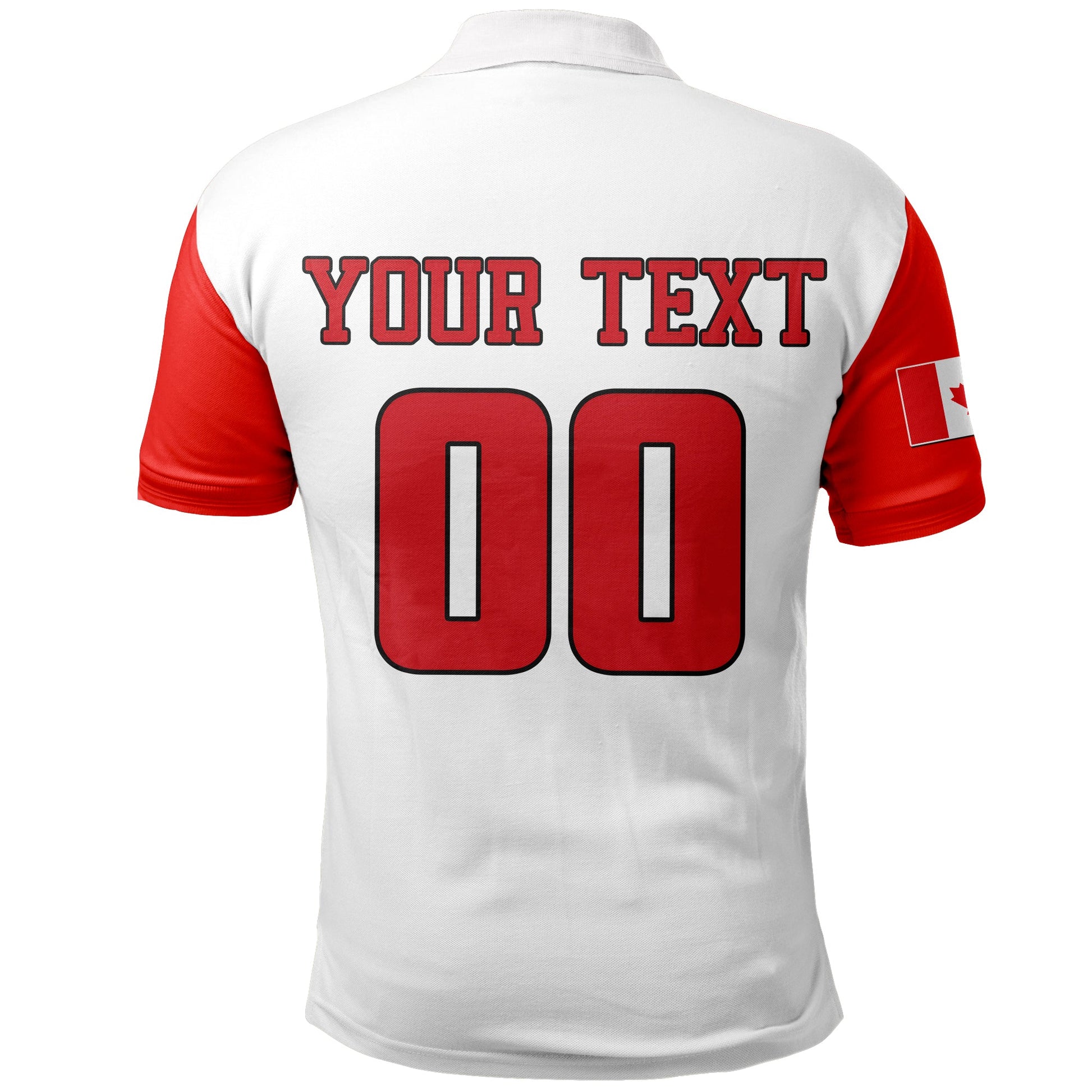 (Custom And Number) Baseball 2023 Canada Polo Shirt White Style LT6