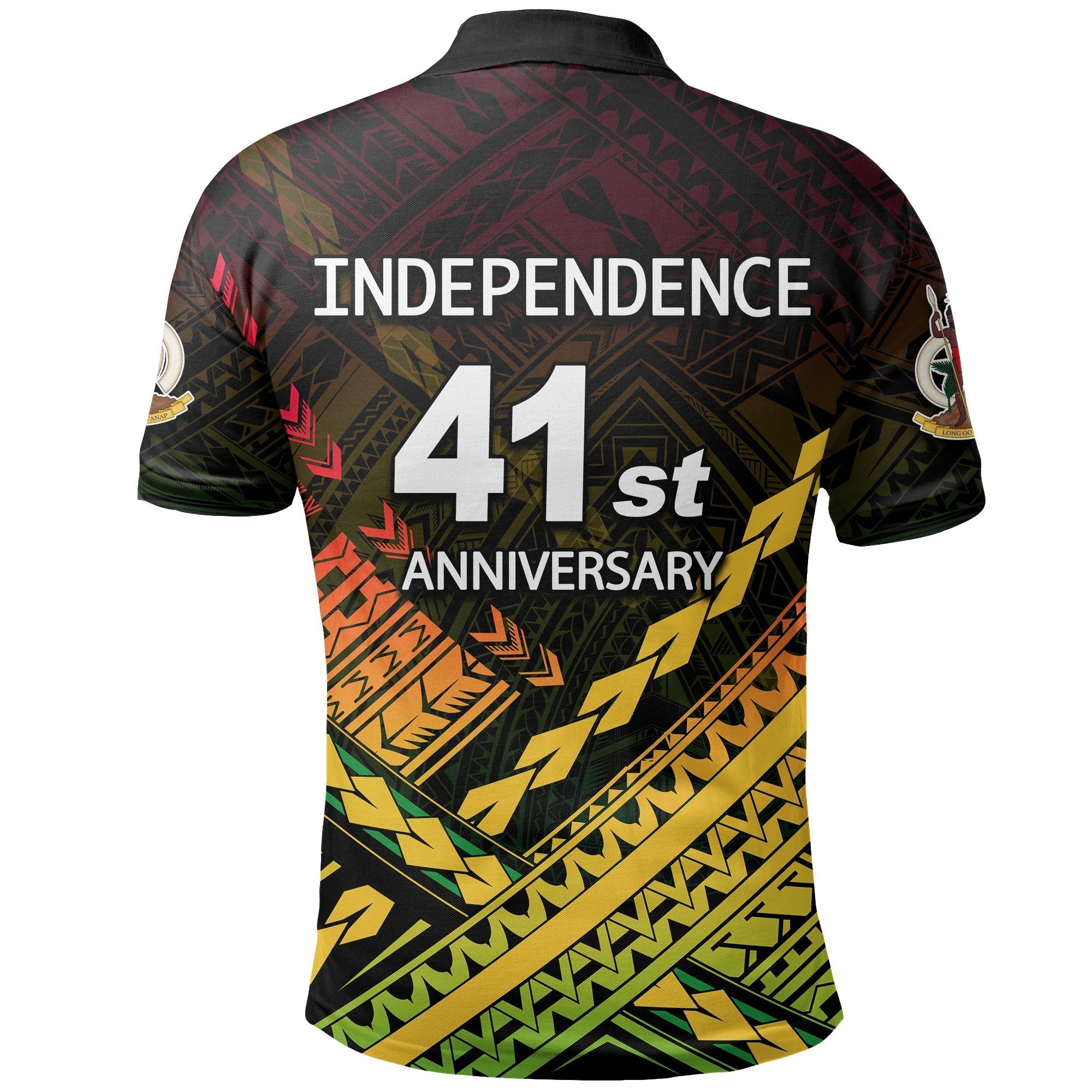 Vanuatu Polo Shirt Independence Day Polynesian Style LT6