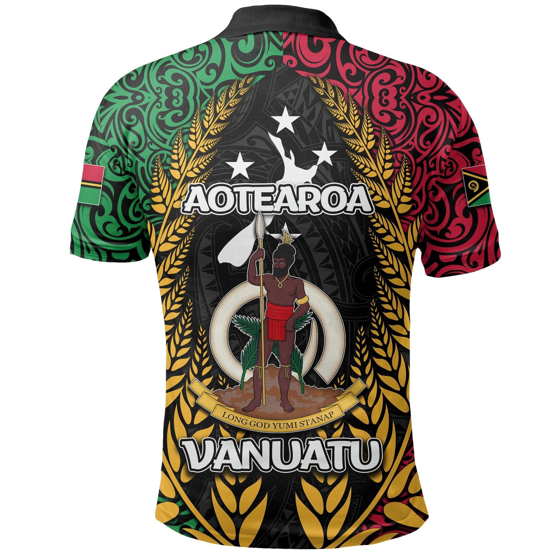 Vanuatu Polo Shirt Mix Maori Aotearoa LT6