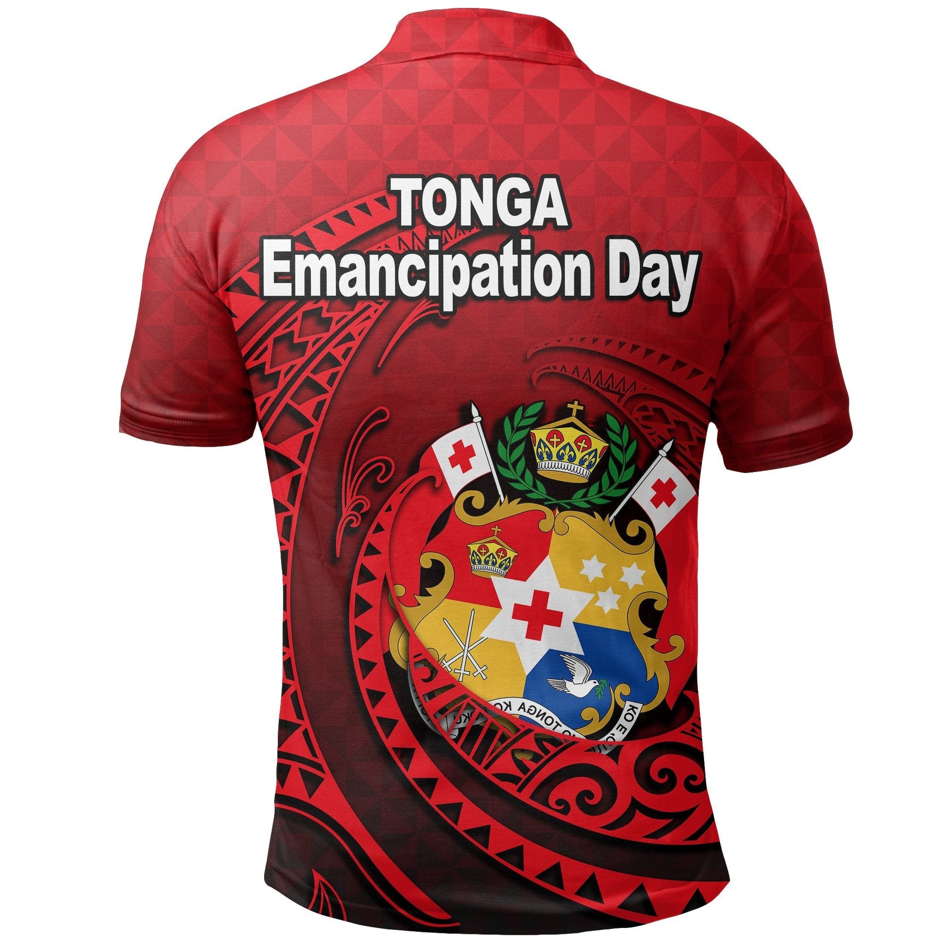 Tonga Polo Shirt Emancipation Day Kalia No.1 LT6