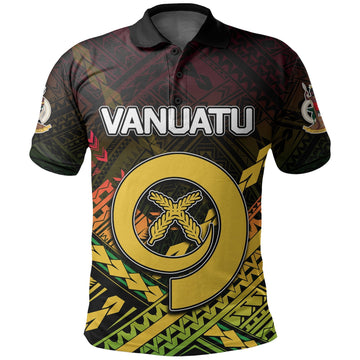 Vanuatu Polo Shirt Independence Day Polynesian Style LT6