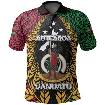 Vanuatu Polo Shirt Mix Maori Aotearoa LT6