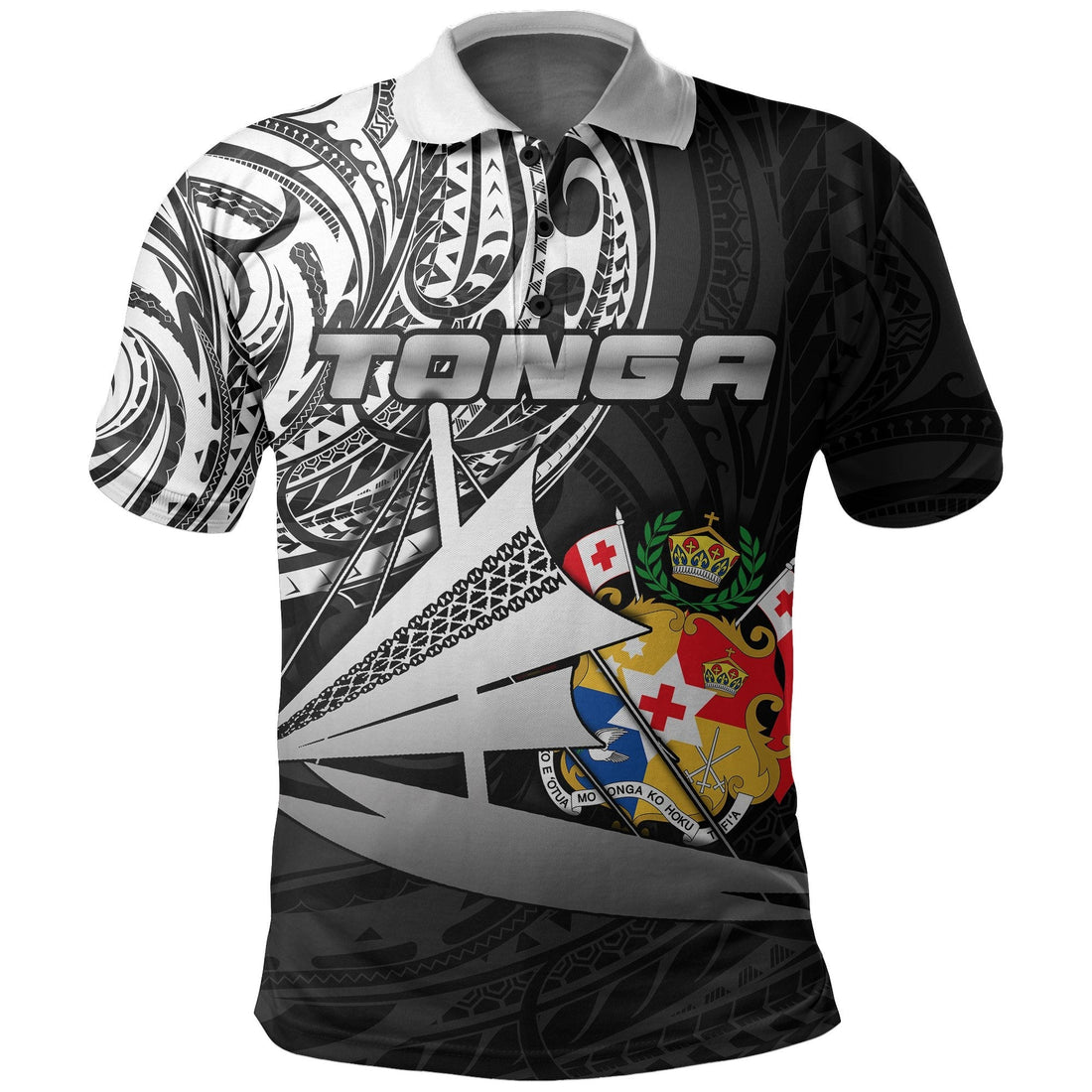 Tonga Polo Shirt Kalia Polynesian NO.2 LT6