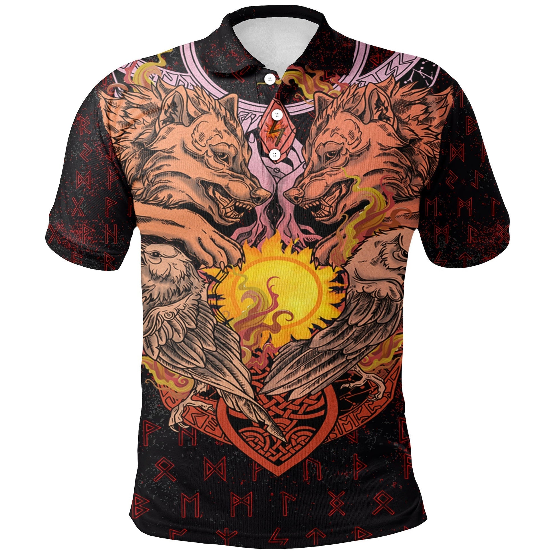 Viking Polo Shirt Sowilu Rune RLT12