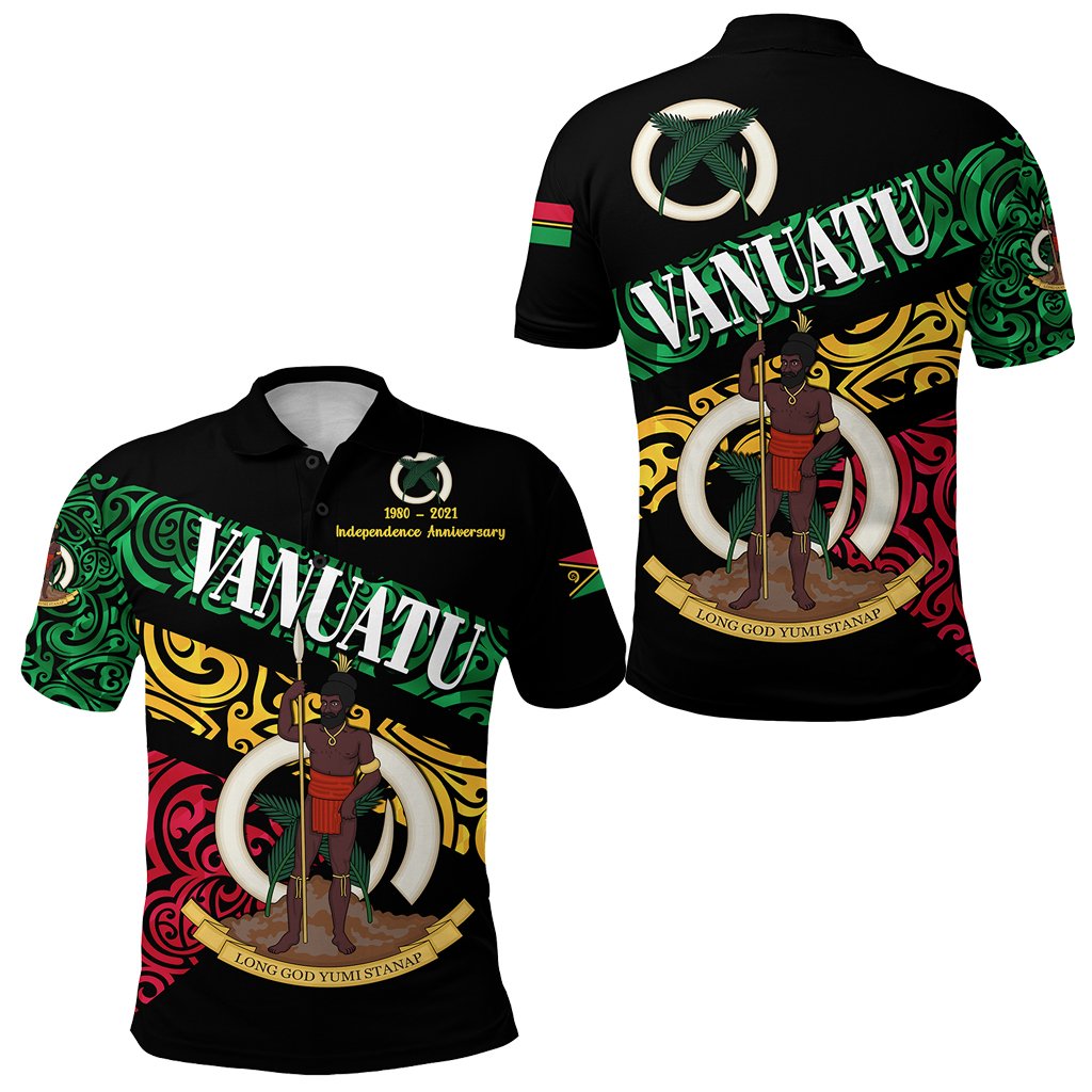 Vanuatu Polo Shirt Special Independence Anniversary Sporty Style LT8