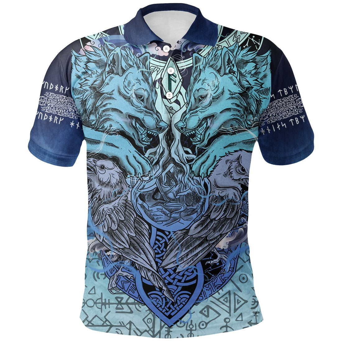 Viking Polo Shirt Ansuz Rune RLT12