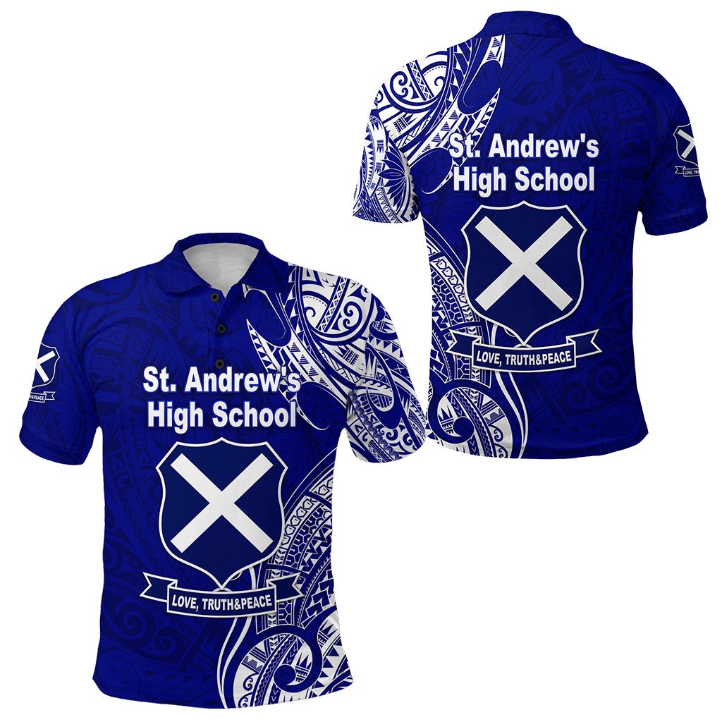 St. andrews High School Polo Shirt Original Style LT8