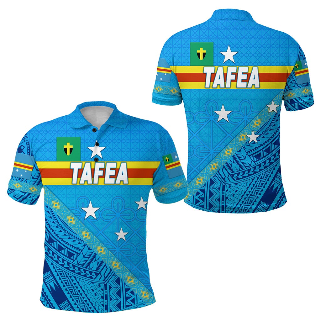 Tafea Province Polo Shirt Vanuatu Pattern Unique Style LT8