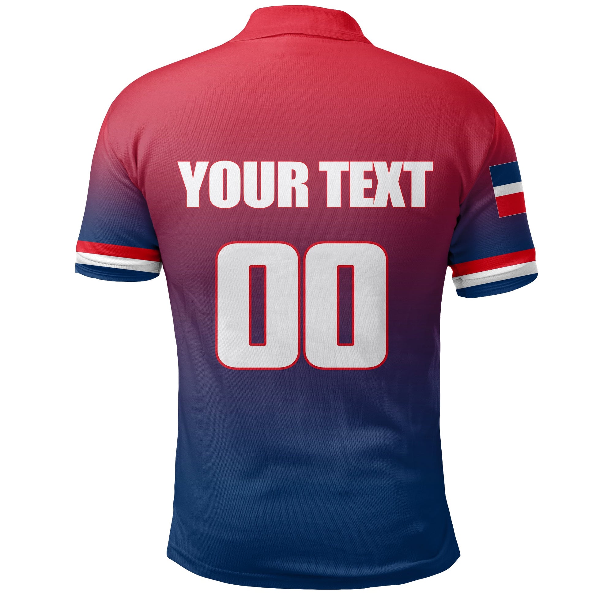 (Custom And Number) Baseball 2023 Dominicana Polo Shirt LT6