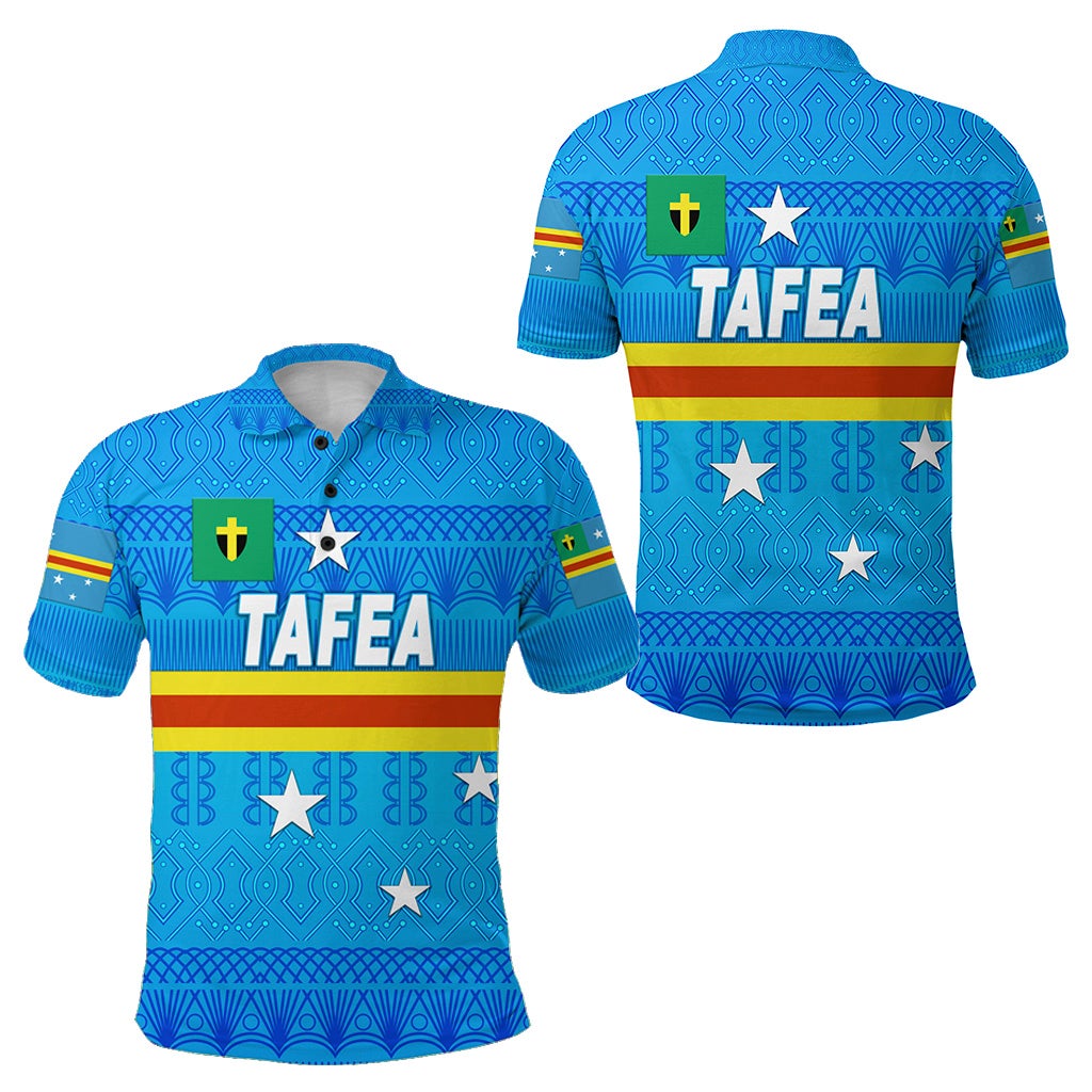 Tafea Province Polo Shirt Vanuatu Pattern Traditional Style LT8