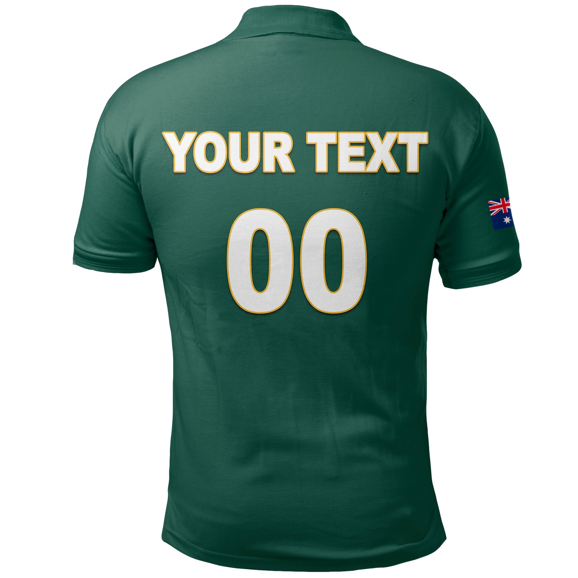 (Custom And Number) Baseball 2023 Australia Polo Shirt LT6