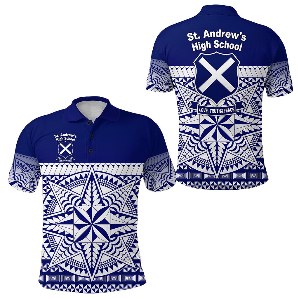 St. andrews High School Polo Shirt Simplified Version LT8