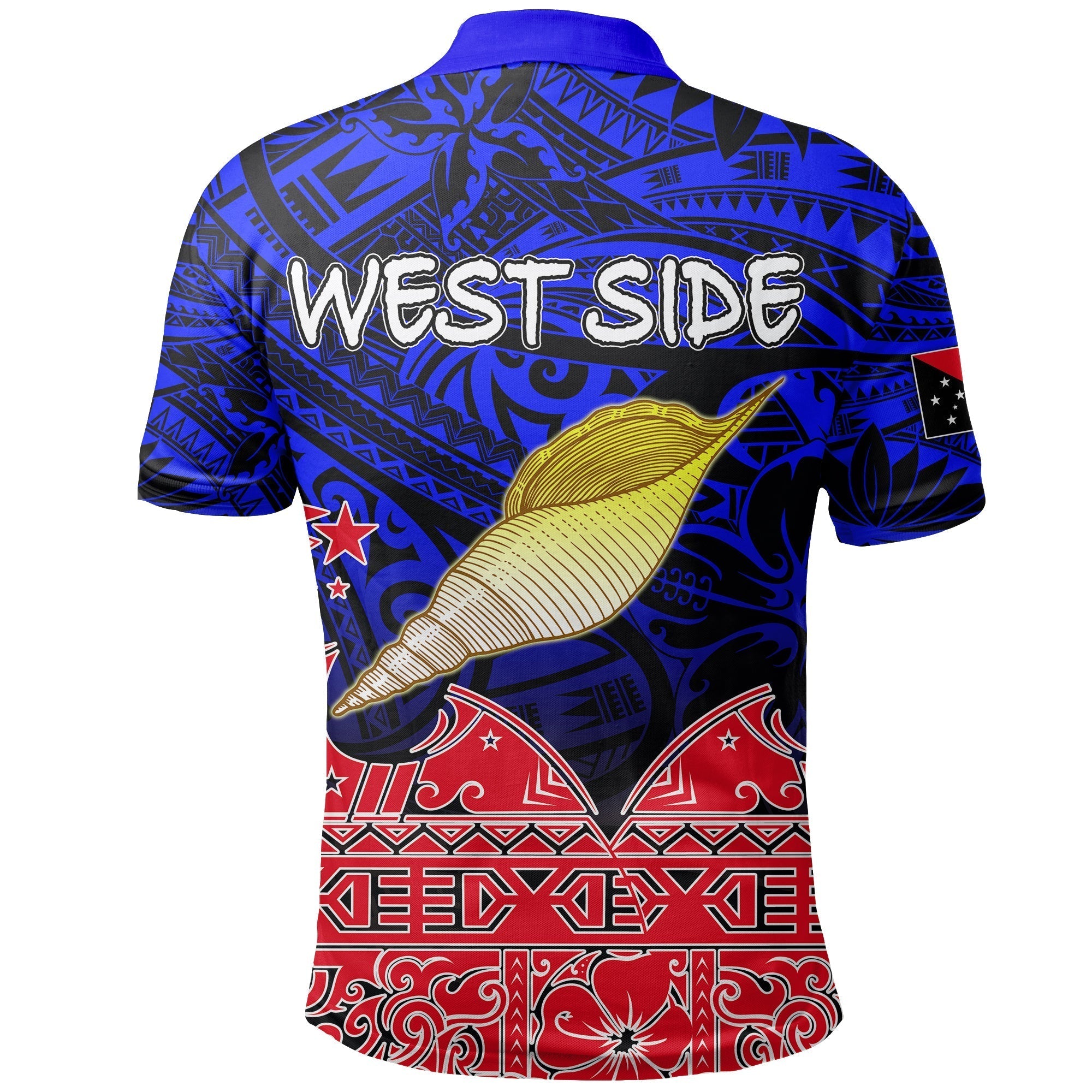 West New Britain Province Polo Shirt WEST SIDE LT6