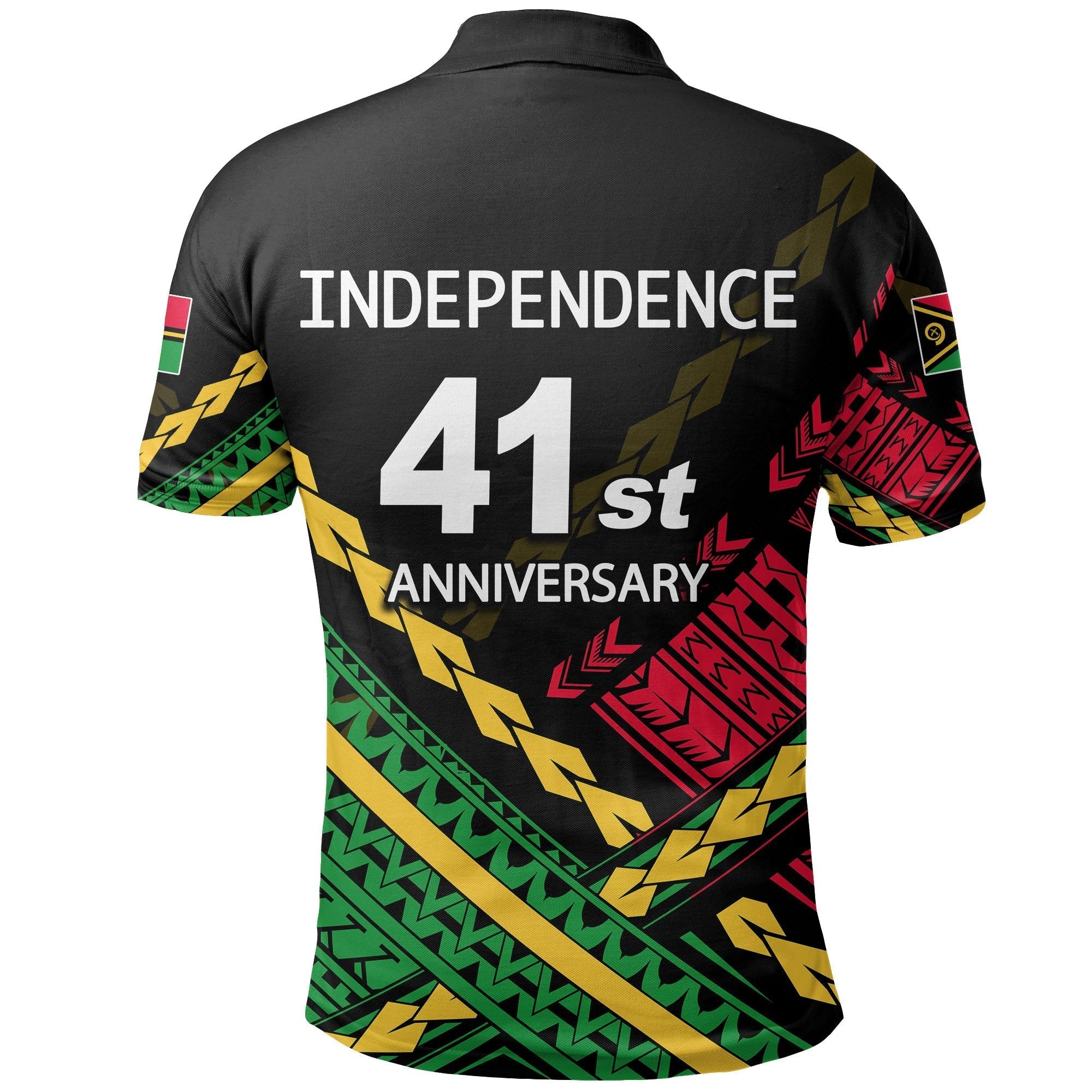 Vanuatu Polo Shirt Independence Day Polynesian Style No.2 LT6