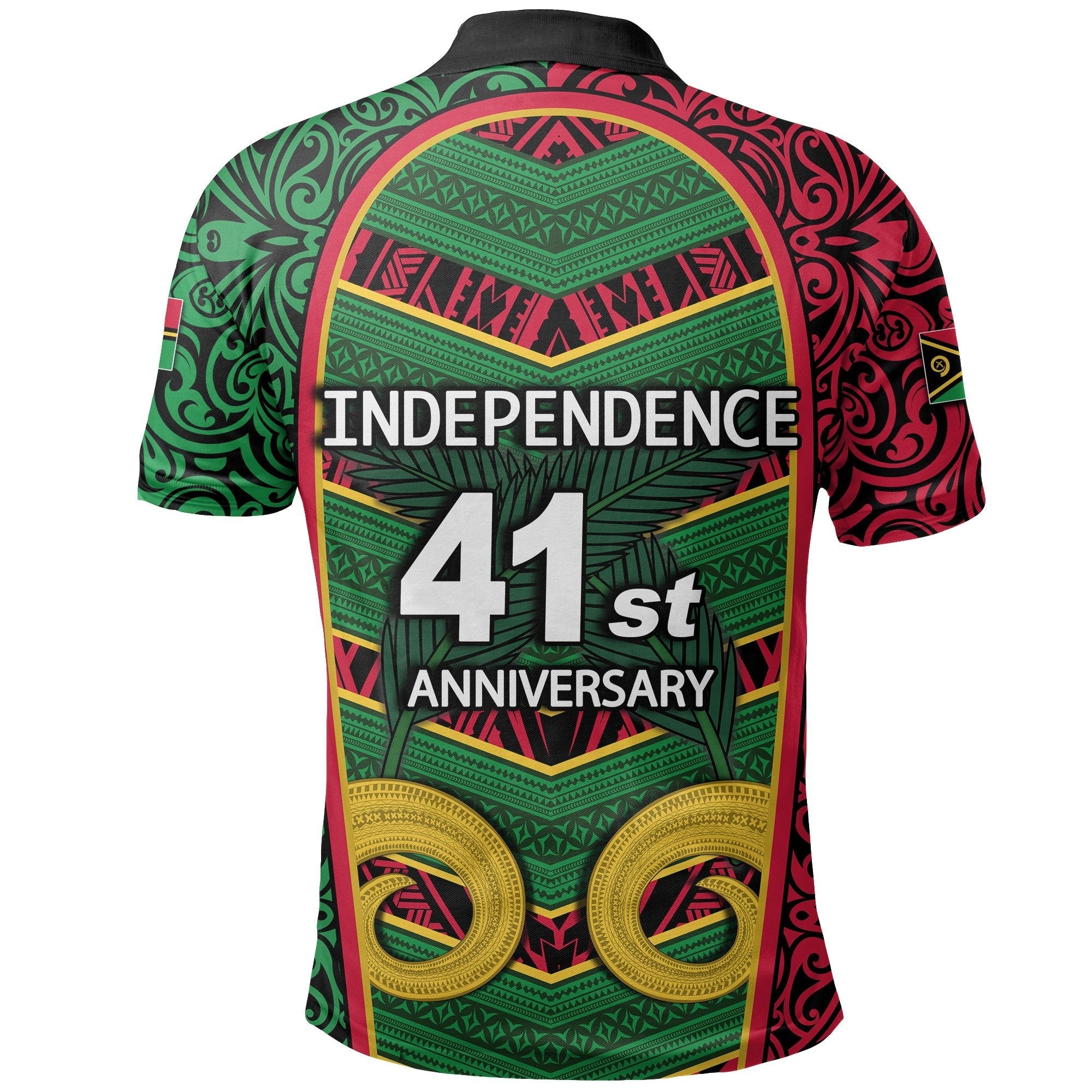 Vanuatu Polo Shirt Independence Day Pig Tusk LT6