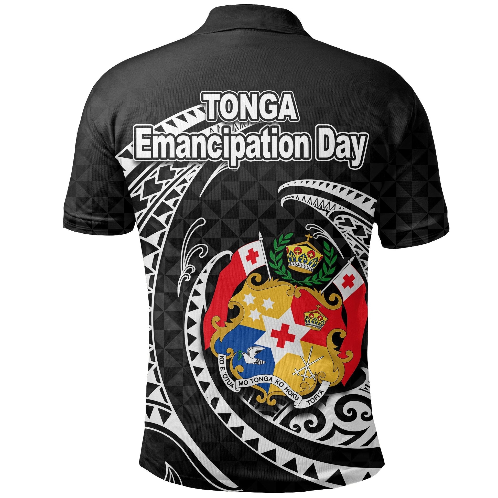Tonga Polo Shirt Emancipation Day Kalia No.2 LT6