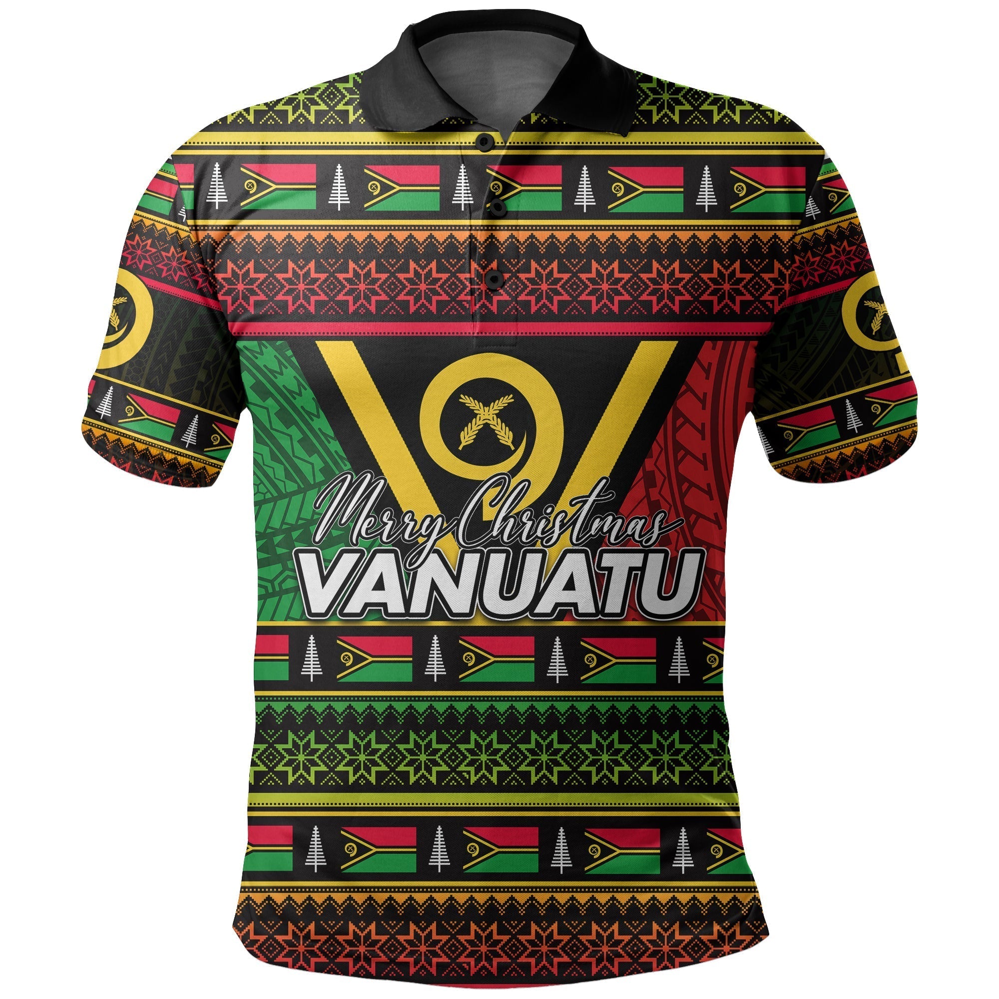 Vanuatu Polo Shirt Christmas LT6