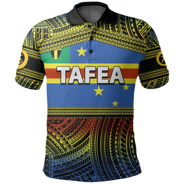 Tafea Day Polo Shirt Of Vanuatu Polynesian Patterns LT6
