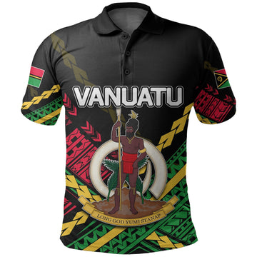 Vanuatu Polo Shirt Independence Day Polynesian Style No.2 LT6