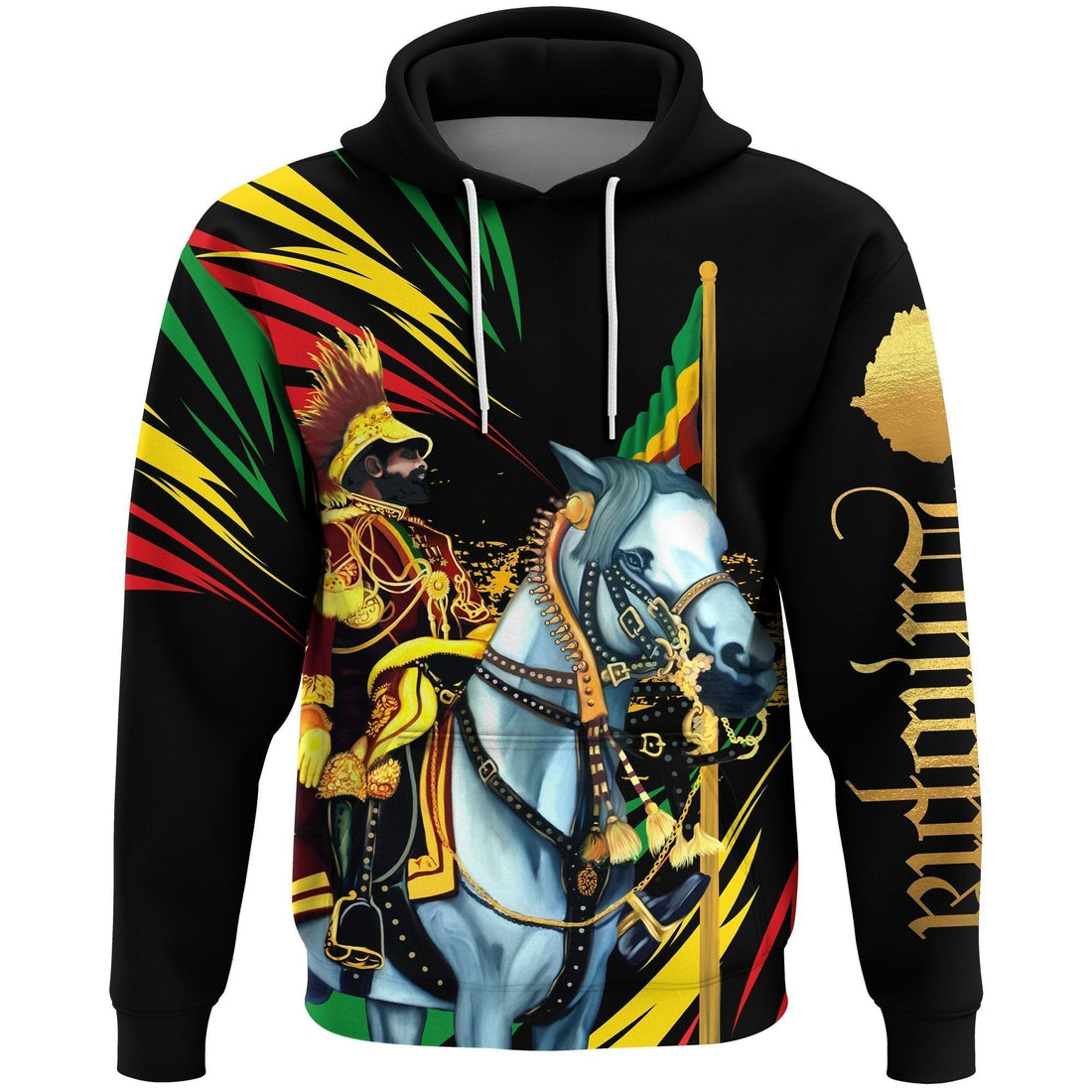 Ethiopia Emperor Haile Selassie Hoodie