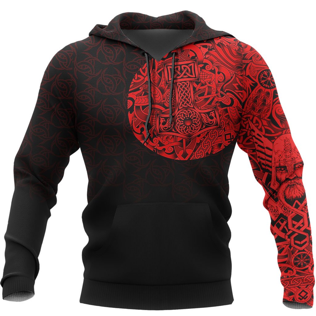 Viking Odin Norse Valhalla - Best Viking Tattoo Hoodie RLT12