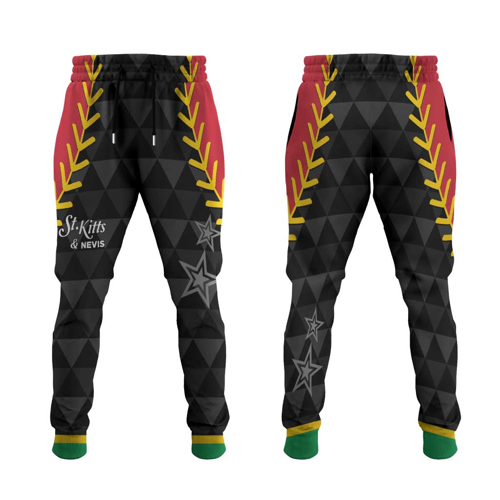 Saint Kitts and Nevis Cricket Patriots Jogger Pants St Kitts Nevis in Our Blood LT01