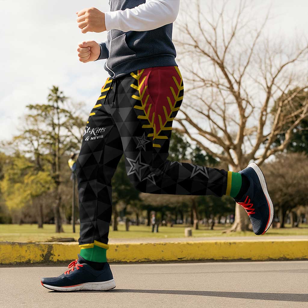 Saint Kitts and Nevis Cricket Patriots Jogger Pants St Kitts Nevis in Our Blood LT01
