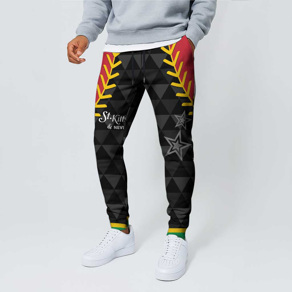 Saint Kitts and Nevis Cricket Patriots Jogger Pants St Kitts Nevis in Our Blood LT01