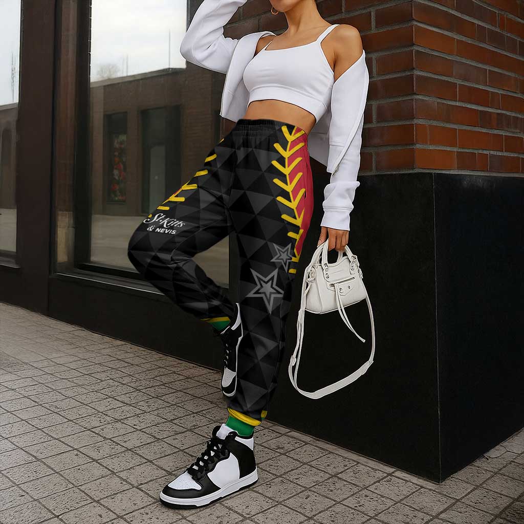 Saint Kitts and Nevis Cricket Patriots Jogger Pants St Kitts Nevis in Our Blood LT01