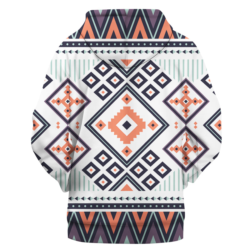 Purple Tribals Design Native American All Over Hoodie LT10