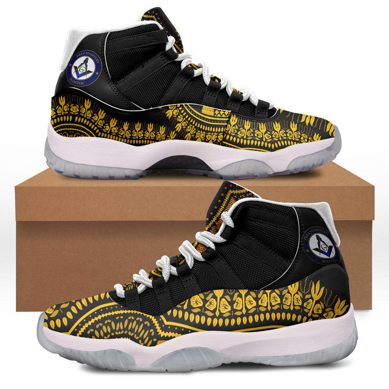 Freemasonry Sneakers The Masonic J11 Dashiki Vibes LT8