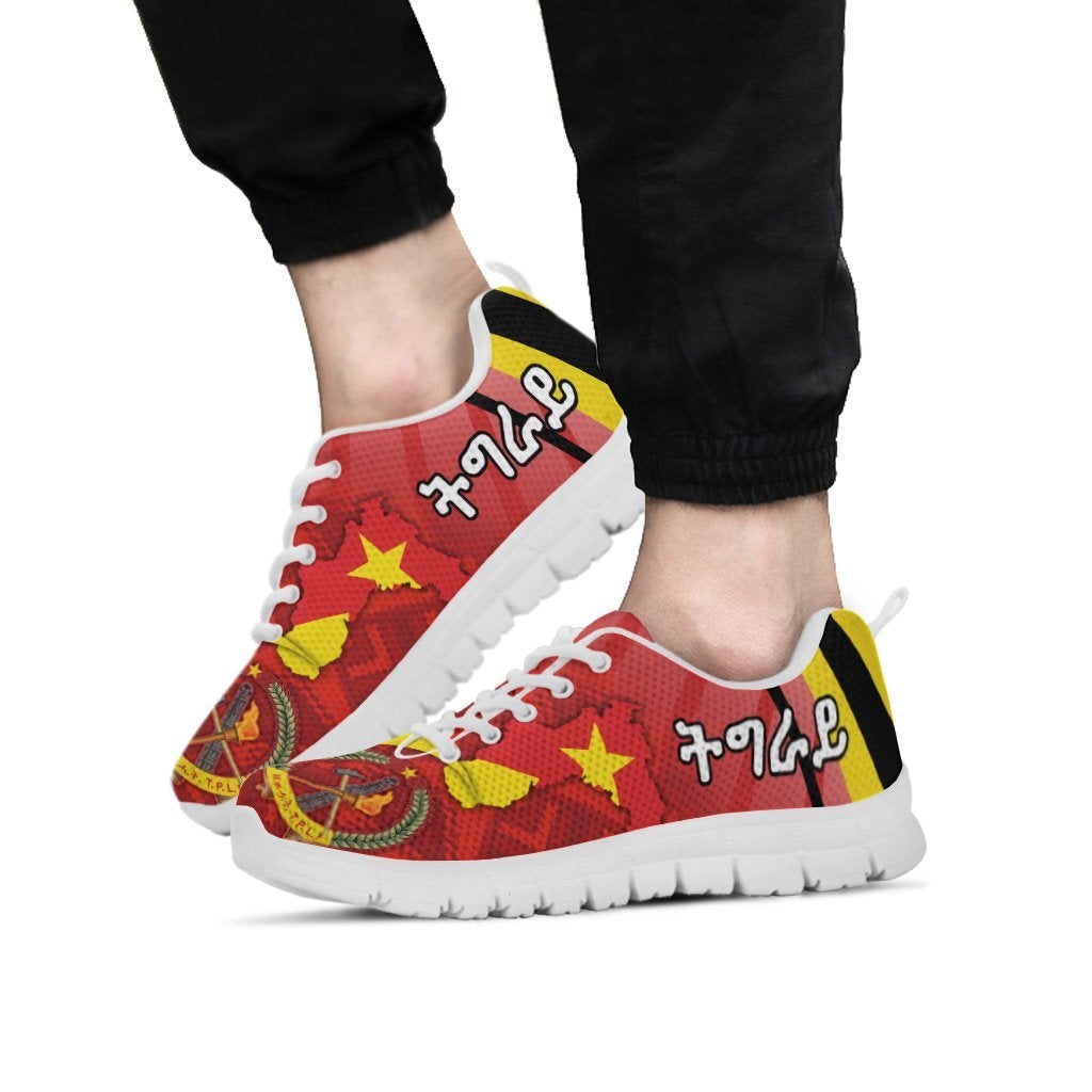 Tigray Sneakers Coat Of Arms With Africa Pattern Special LT16