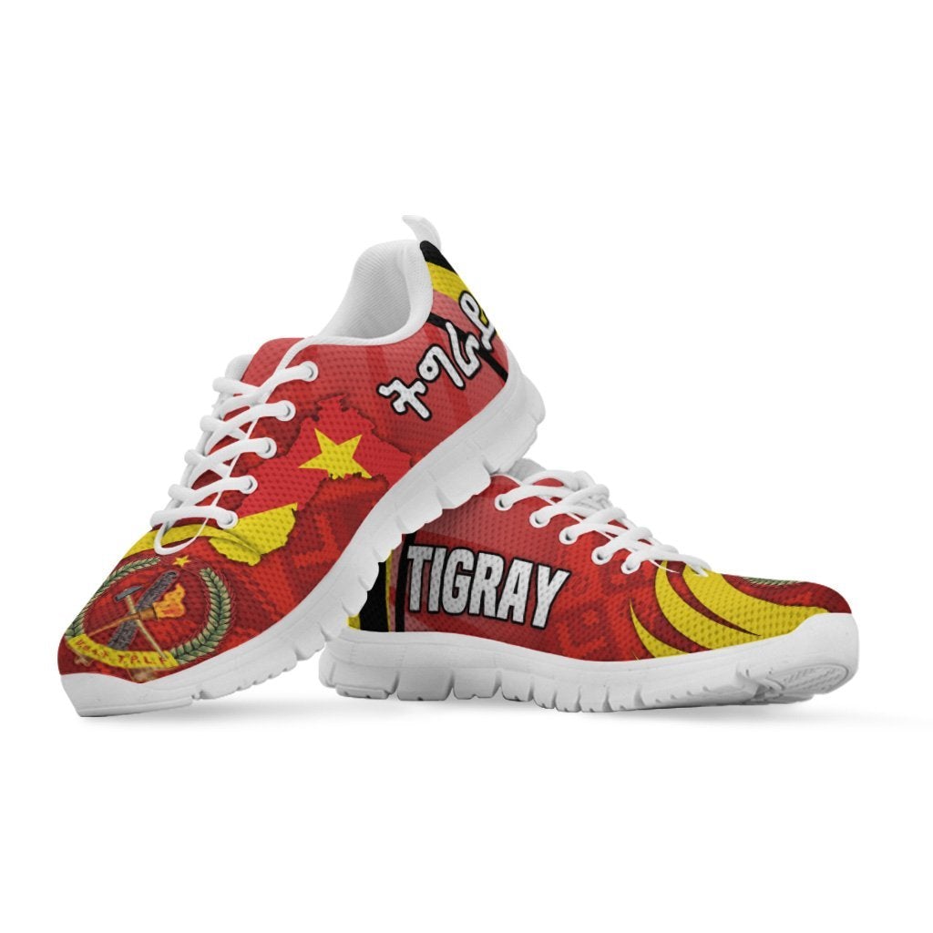 Tigray Sneakers Coat Of Arms With Africa Pattern Special LT16