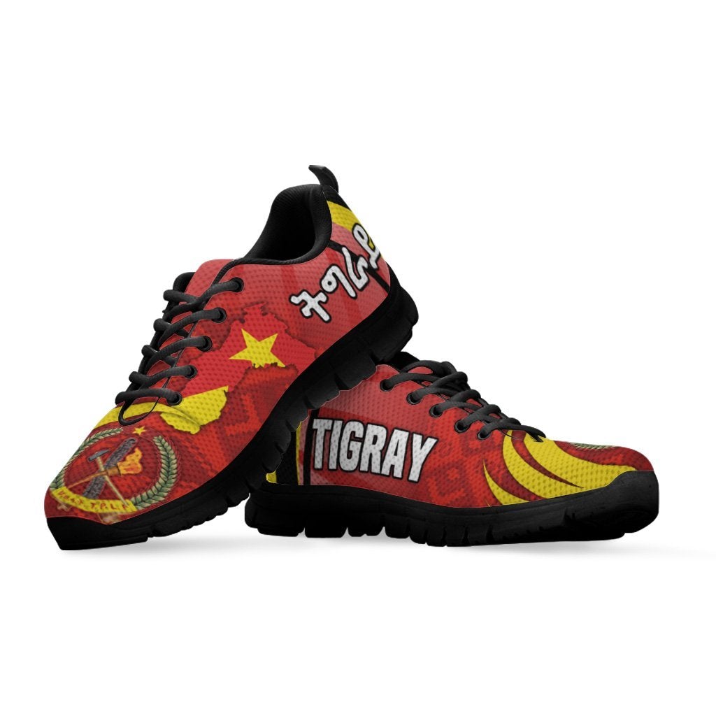 Tigray Sneakers Coat Of Arms With Africa Pattern Special LT16