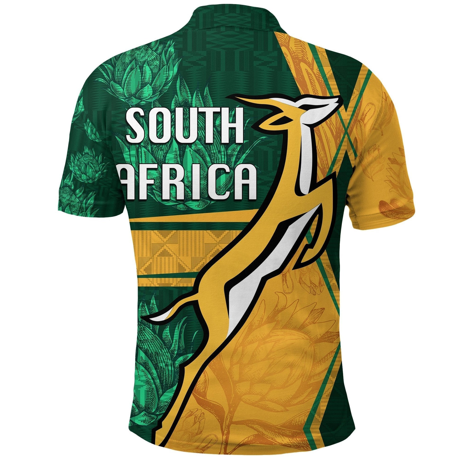 South Africa Polo Shirt Springboks Rugby Be Fancy