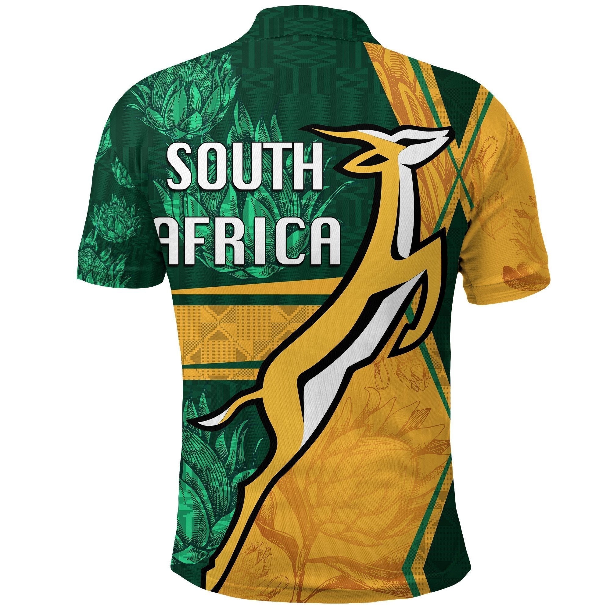 South Africa Polo Shirt Springboks Rugby Be Fancy