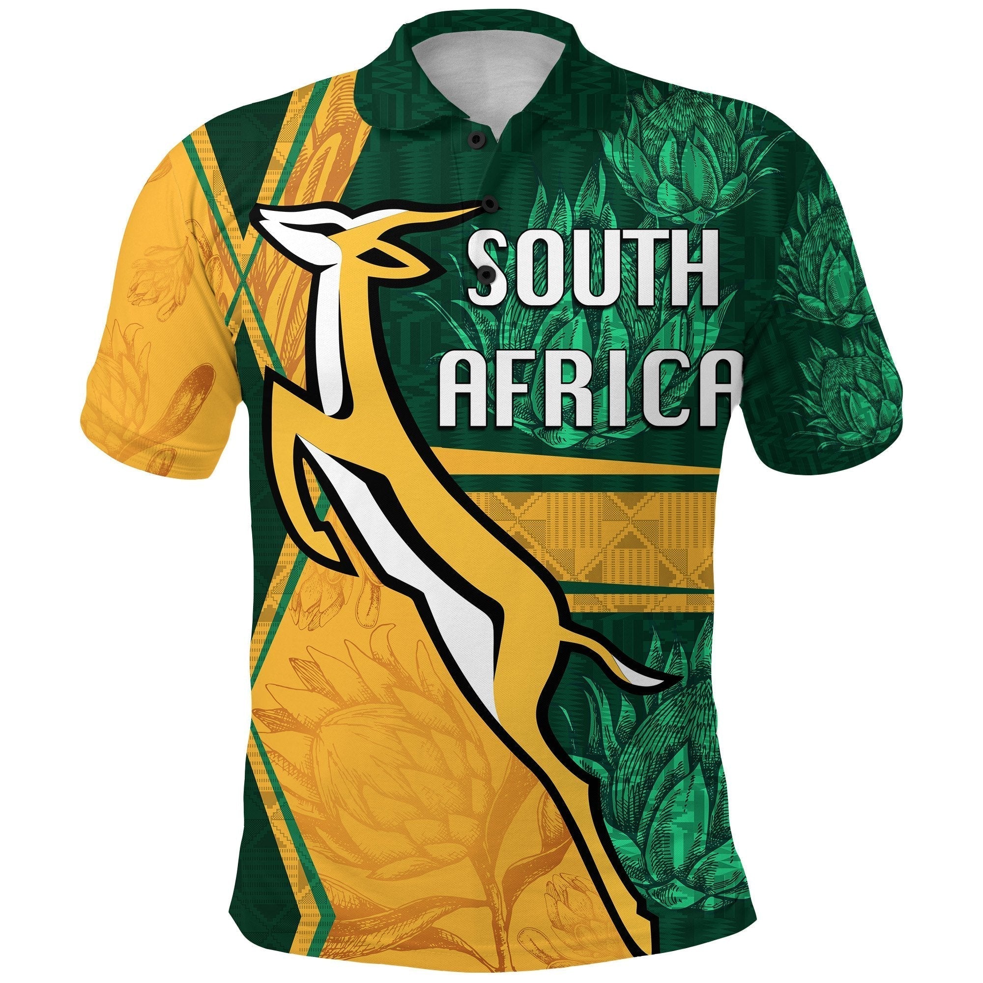 South Africa Polo Shirt Springboks Rugby Be Fancy