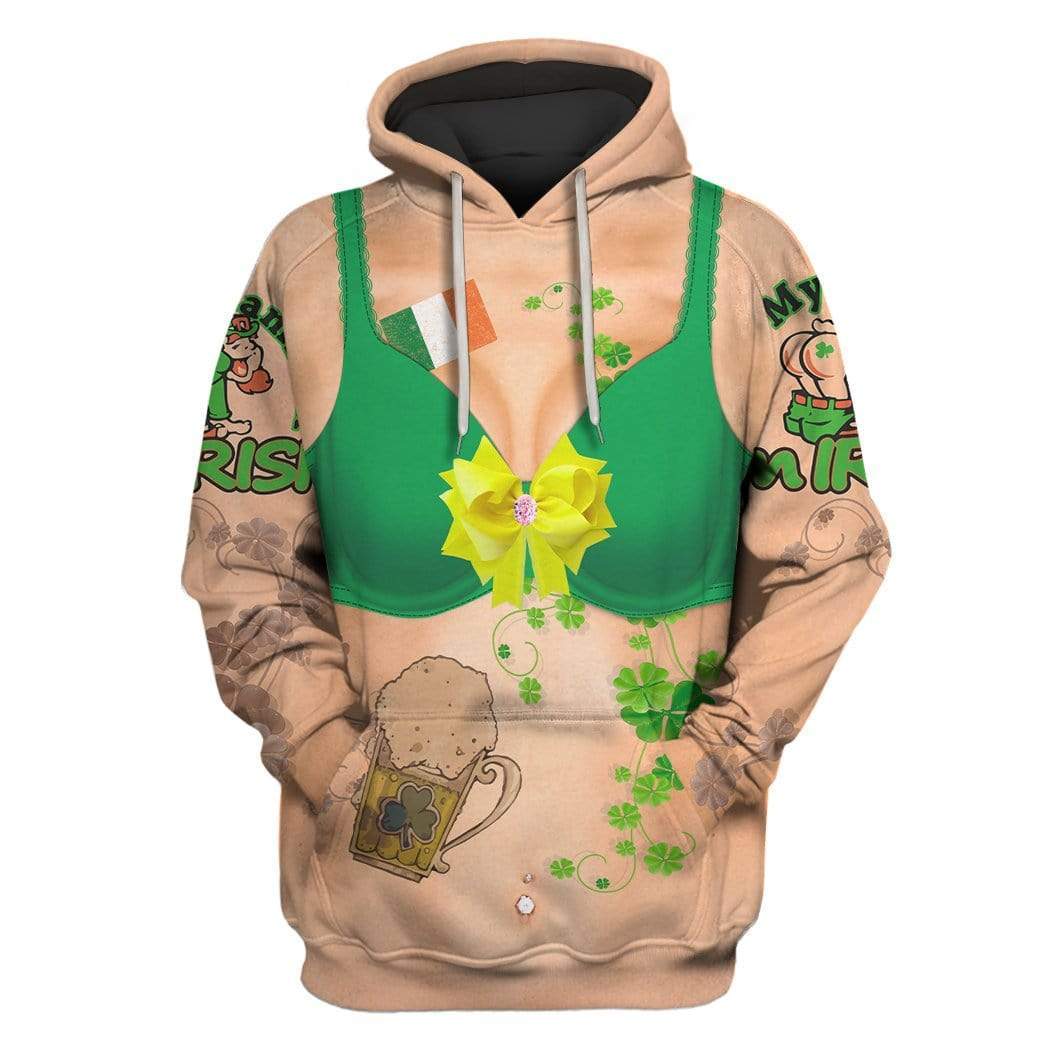 St Patricks Day Hoodie Women Funny Ugly LT8