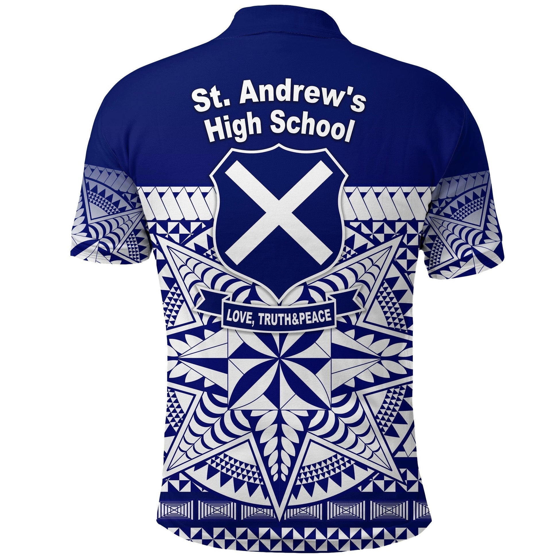 St. andrews High School Polo Shirt Simplified Version LT8
