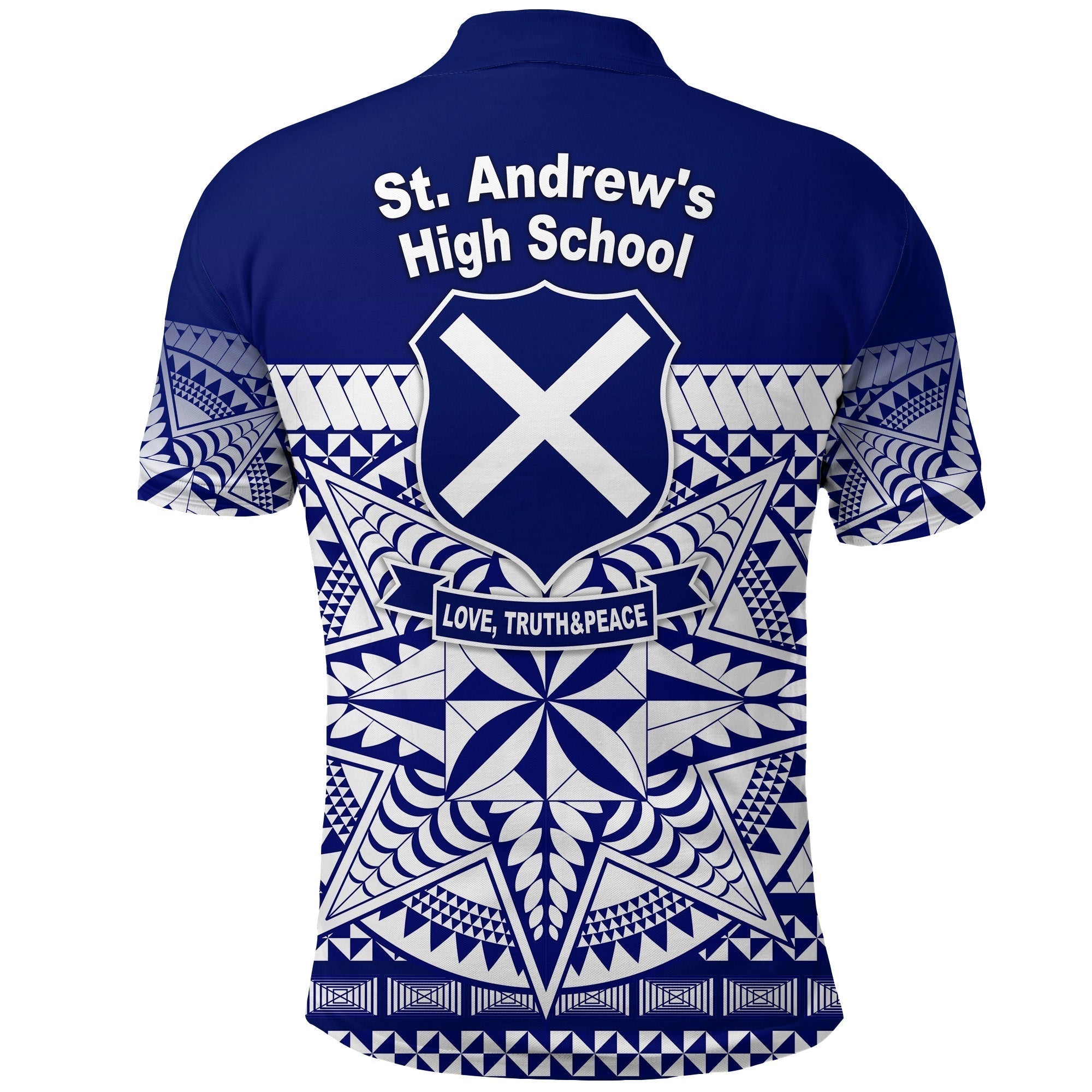 St. andrews High School Polo Shirt Simplified Version LT8