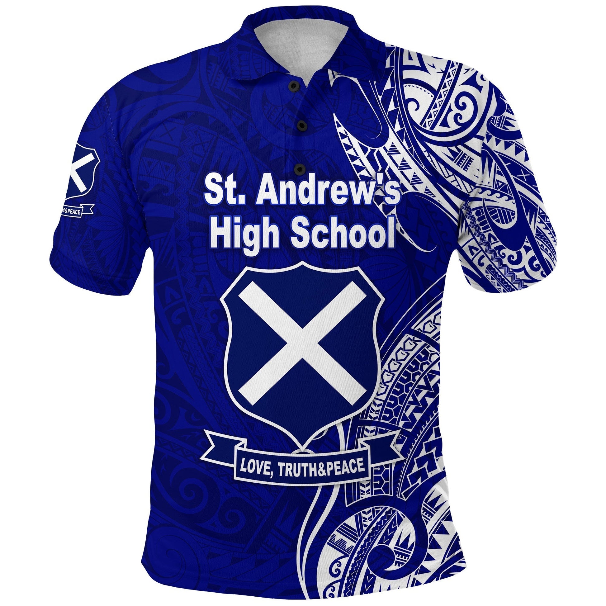 St. andrews High School Polo Shirt Original Style LT8