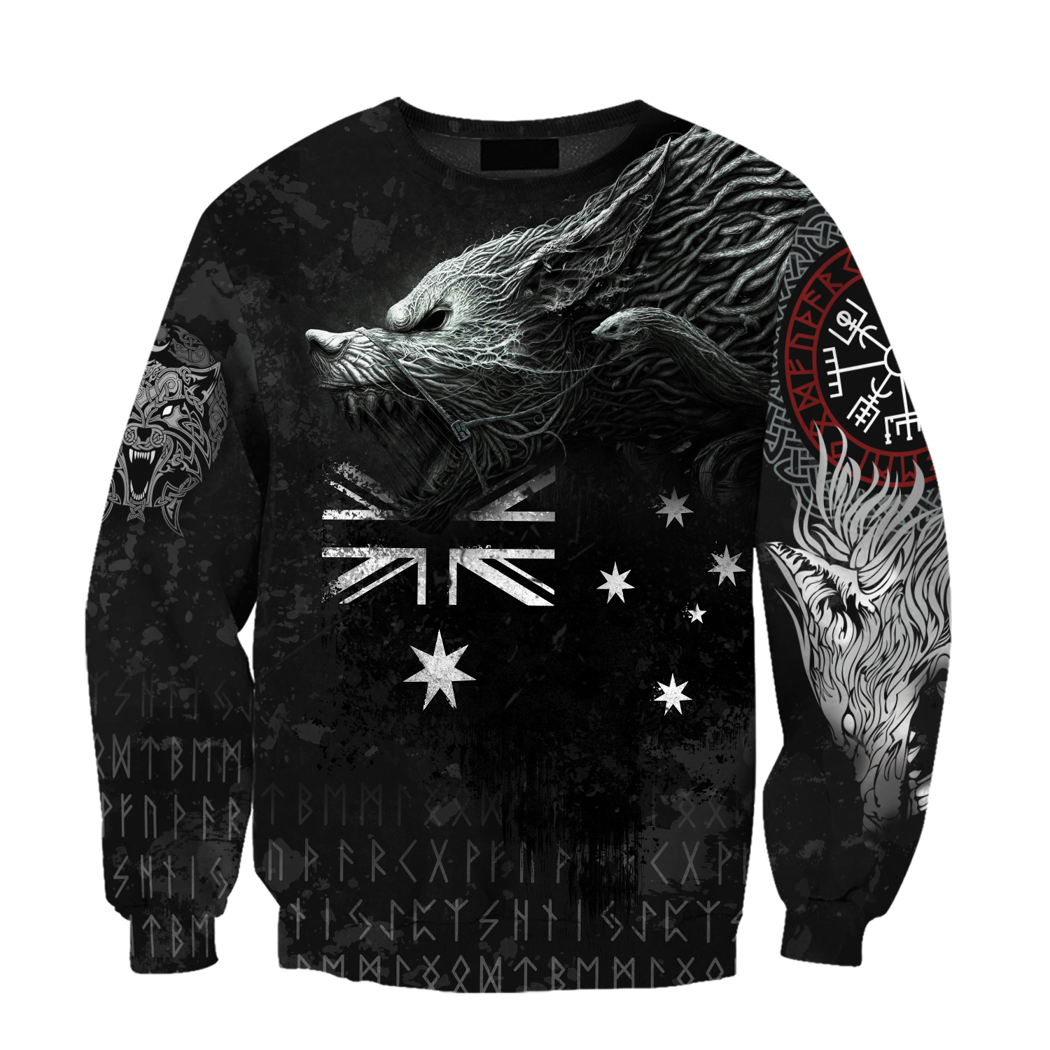 Viking Pullover Hoodie - Australia Viking Fenrir RLT12