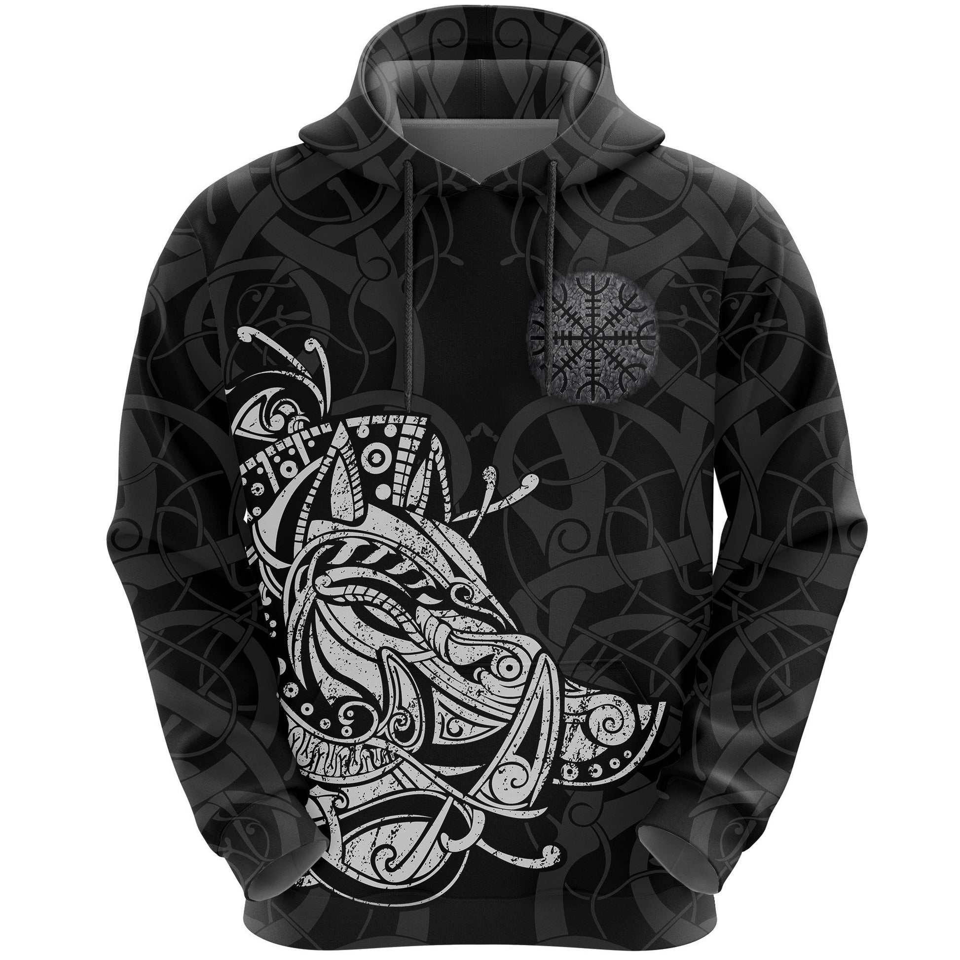 Viking Boar Hoodie RLT12