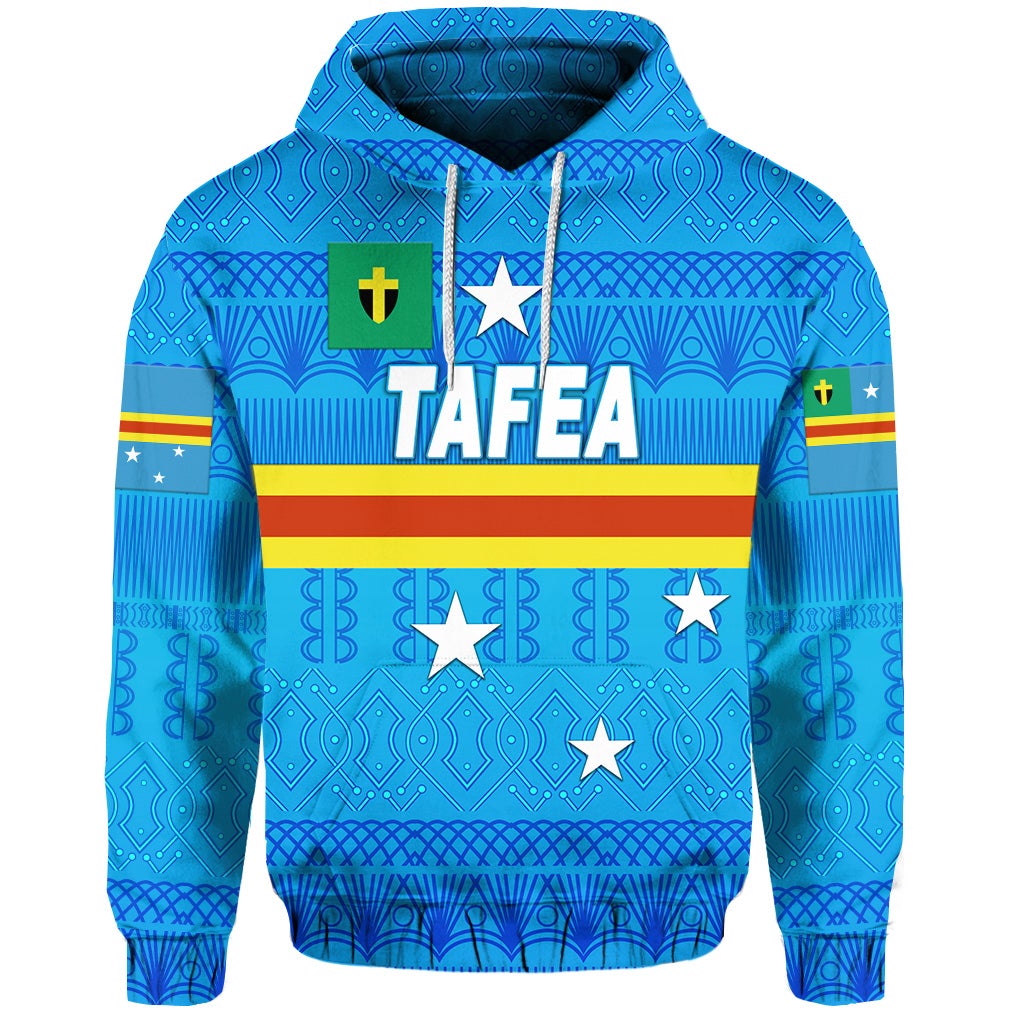 Tafea Province Hoodie Vanuatu Pattern Traditional Style LT8