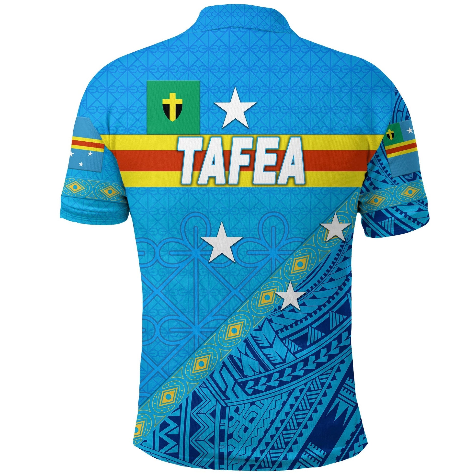 Tafea Province Polo Shirt Vanuatu Pattern Unique Style LT8