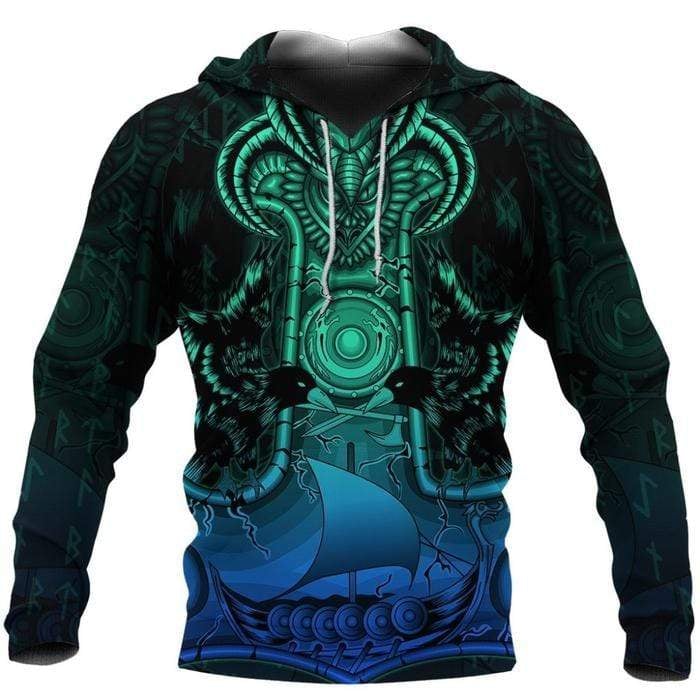 Viking Clothing The Viking Ship Hoodie RLT12