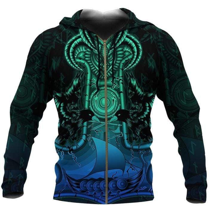 Viking Clothing The Viking Ship Hoodie RLT12